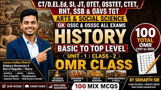 HISTORY: Religious Movements & Rise of Magadha | 100 Mix MCQs (101-200) | Class-2 | By Sidharth Sir