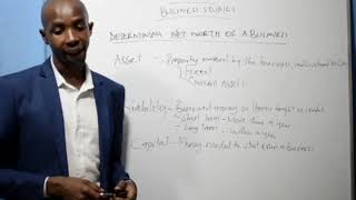 Form Three   Business Studies -(Determining Networth Of A Business) Profile