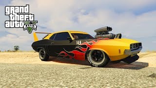 GTA V - NIEUW: DIKKE MUSCLE CAR DIE WHEELIES KAN! screenshot 5