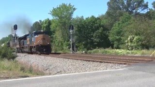 CSX Q438 through Hunton, VA with SD70ACe leader