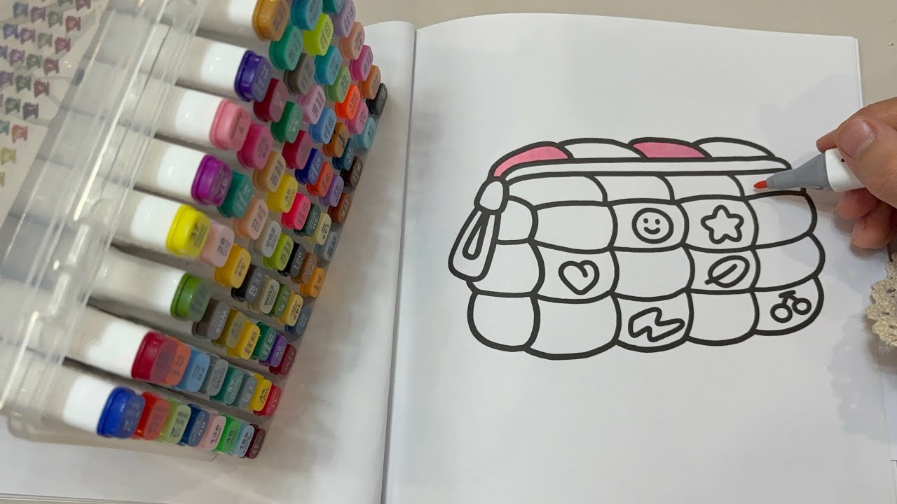 ASMR | colorea conmigo Coco WyoFashionVibes🎨🎧#coloring #ohuhumarkers #marker 