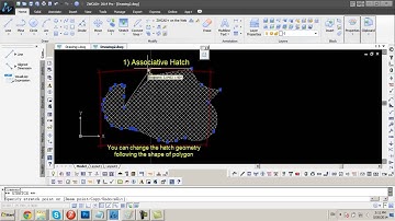ZwCAD : Associative and non-associative hatches