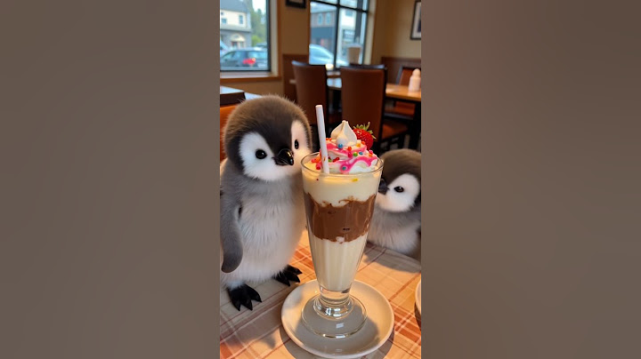 Little penguin eating ice cream #cute #cuteanimal #penguin #ai #petlovers #adorable #newsupdate