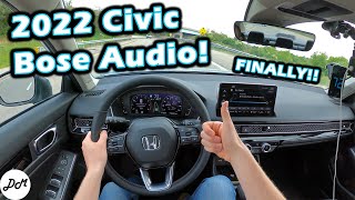 2022 Honda Civic – Bose 12-speaker Sound System Review