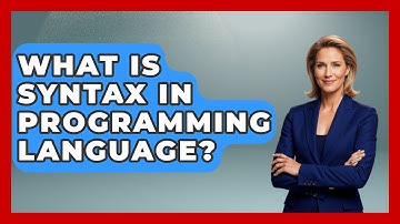 What Is Syntax In Programming Language? - The Language Library