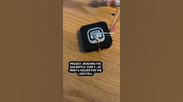 Project „weighing the gas bottle“ step 3 - 3D print holder for load cell #loadcell #3dprinting