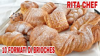 ⭐10 SIZES OF BRIOCHES WITH A SINGLE DOUGH⭐RITA CHEF.