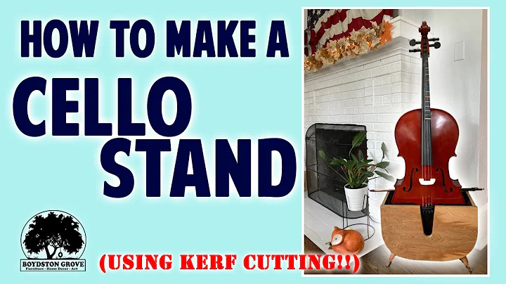 How to Make a Mid Century Modern Cello Stand with ...
