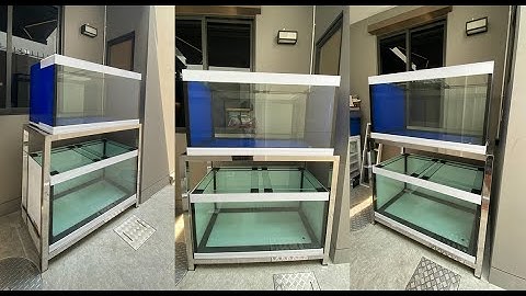 Mod มด 8888 - งานติดตั้งตู้ปลา 48/กรองบน 2 ชั้น พร้อมเชื่อมระบบ O4FS ติดตั้งอุปกรณ์ วันเดียวจบสวย