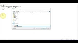 Javascript | user input 'prompt()' | CodeLearning