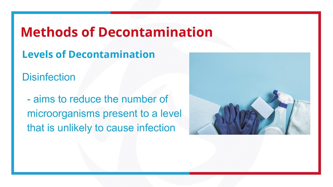 18 Infection Control Course Module 3 Methods of Decontamination YouTube