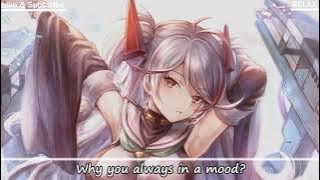 『Nightcore』 - Mood (Female Version) - Lyrics