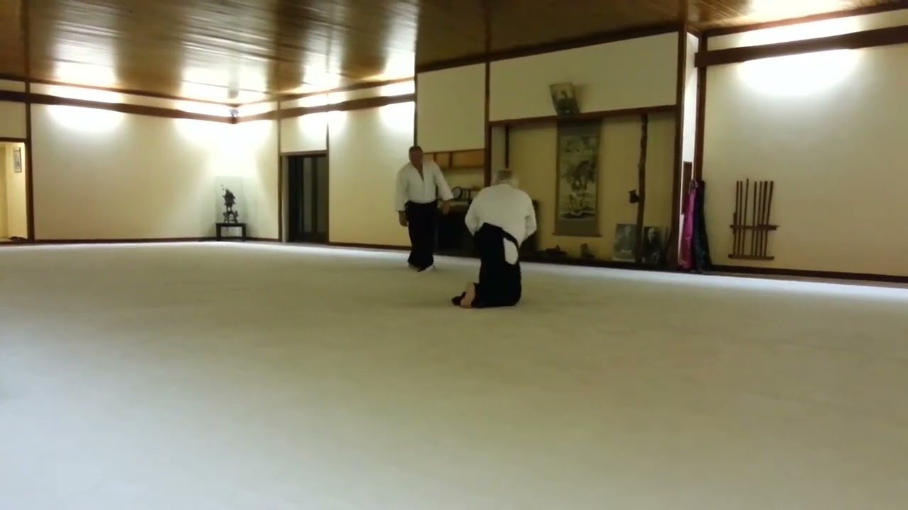 Kotegeashi door Alain Salée sensei & uke Manu