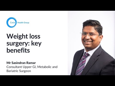 Mr Sasindran Ramar | The Blackheath Hospital | Weight loss surgery: key benefits