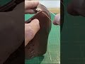 Sewing rounded corner of leather bag