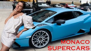 SUPERCARS IN MONACO 2024 | BILLIONAIRE & MILLIONAIRE LUXURY LIFESTYLE | RICH PEOPLE