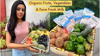 FARM FRESH MILK,ORGANIC FRUITS & VEGETABLES IN DELHI GURGAON DELIVERY|Social Cravings|Shivani Trehan