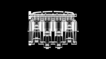 Solid Edge ST7 - Animated Four Cylinder Engine