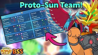 I Made a Sun Team with all the Most POWERFUL Pokemon! Scarlet & Violet BSS Proto Sun Team Torkoal