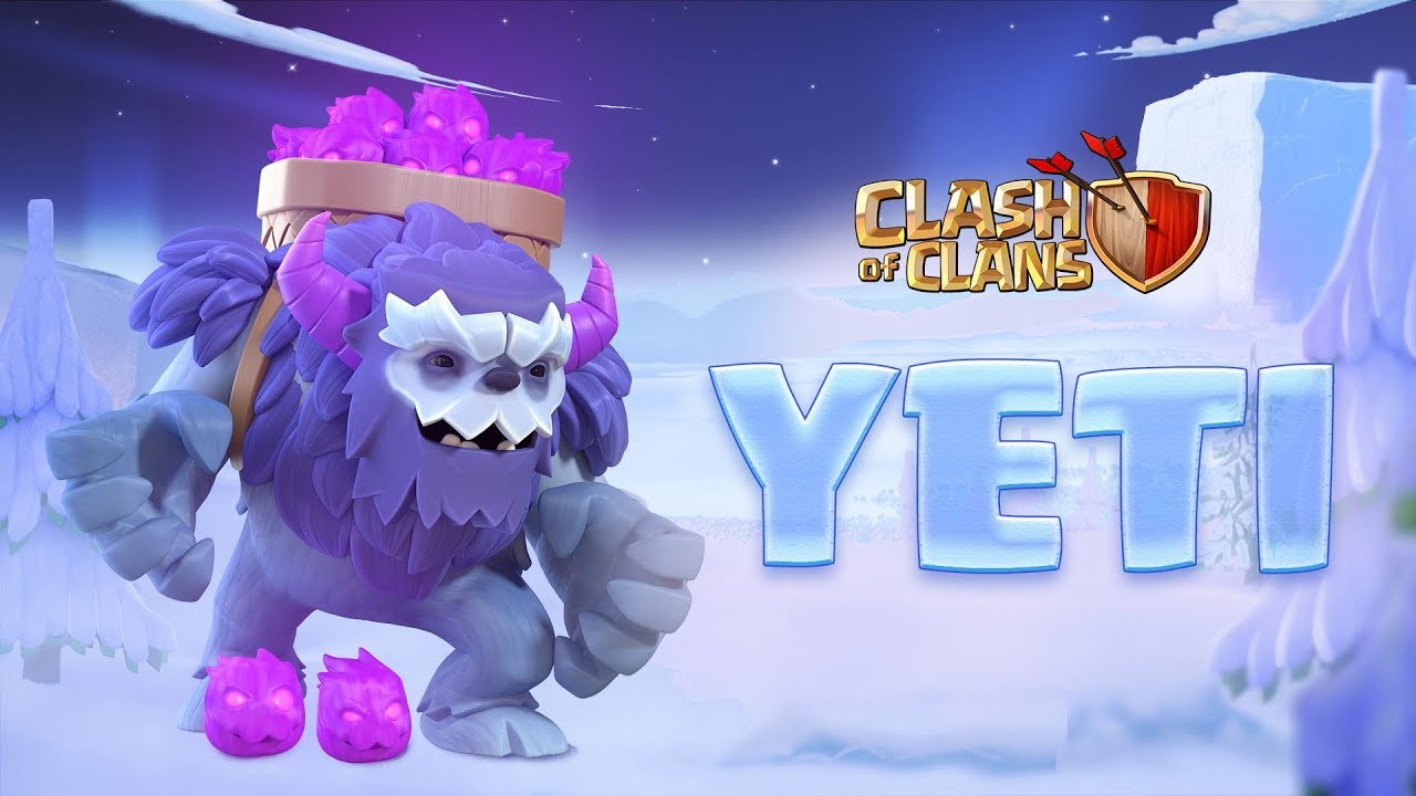 New Yeti Troop Unlocked At Town Hall 13 In Coc Clash For Dummies - brawl stars come recuperare account