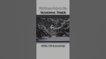 #javascript Animation || Seasonal Timer using JavaScript #shorts