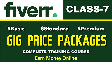 How to set attractive Pricing on Fiverr - Fiverr Gig Price Packages - Fiverr Complete Course Online