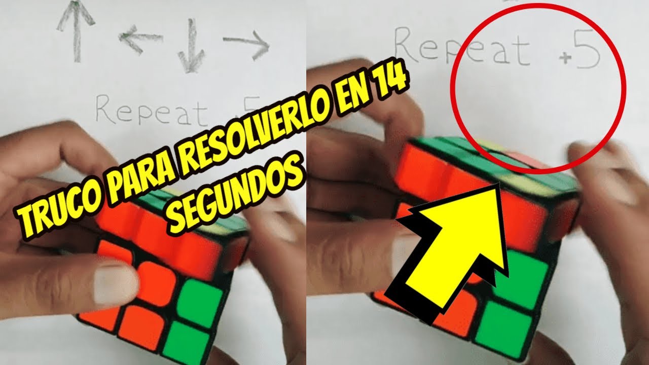 Truco de como Resolver cubo de Rubik 3x3 - YouTube