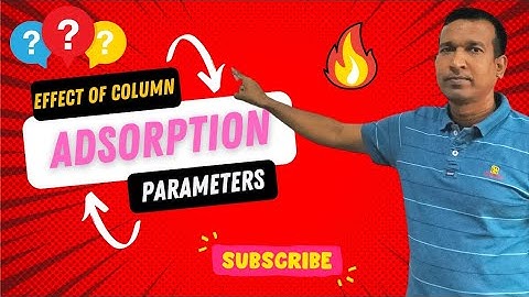 Effect of column adsorption parameters on breakthrough curve