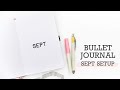 Work Bullet Journal | September Set Up