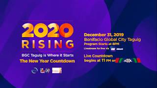 #2020Rising New Year Countdown