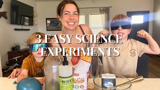 3 Easy Science Experiments for Kids | Homeschool Science at Home