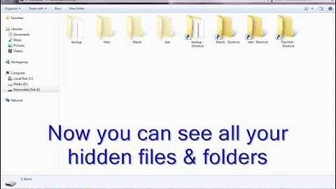 How to show hidden files and folders, windows, 8, xp, system files, system folders
