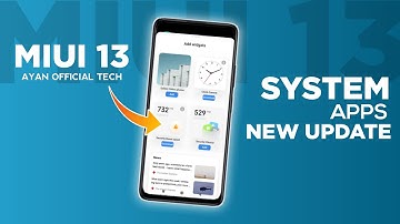 Miui 13 New System Apps Update | New Cool Features | Miui 13/12.5