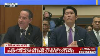 Jamie Raskin Calls Out Anti-Democracy Trump Cultists At Robert Hur Hearing