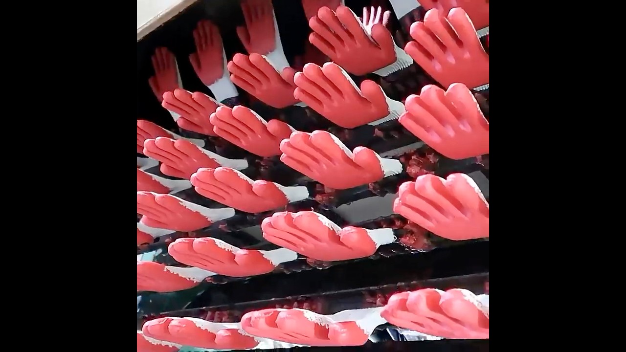 Satisfying Process of Hand Glove Making Factory In Korea! 