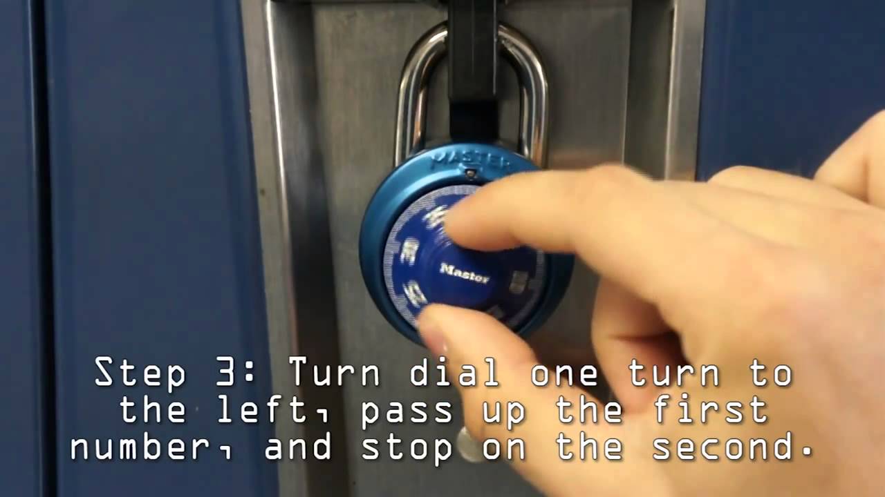 How to Open a Combination Lock 