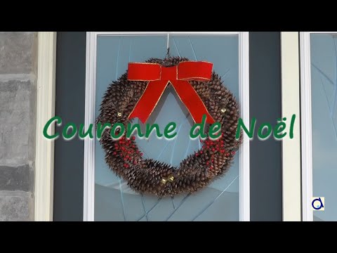 Vidéo: Comment Faire Une Couronne De Noël à Partir De Pommes De Pin