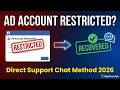 Recovering Restricted Facebook Ad Accounts 2026 | Direct Support Chat Method | BigShortAds