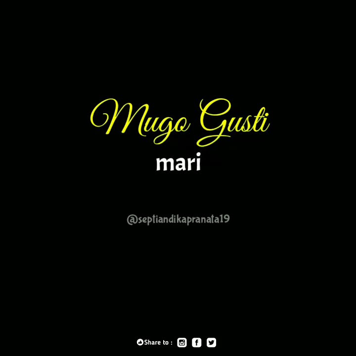 Story Wa Mugo Gusti (Maringi Jodoh Sing Gemati) Terbaru