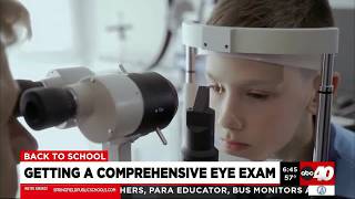 Eye exams can help identify vision problems that affect learning