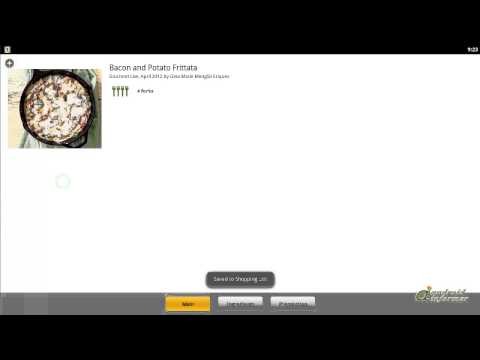 Epicurious Recipe App Demonstration-11-08-2015