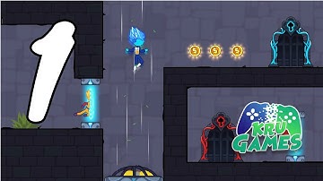 Stickman Red And Blue Gameplay Walkthrough #1 (Android, IOS)