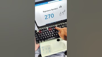 Unlock the Secret: Insert Signature Symbols in MS Word with a Simple Shortcut!#MSWordHack#Keyboard