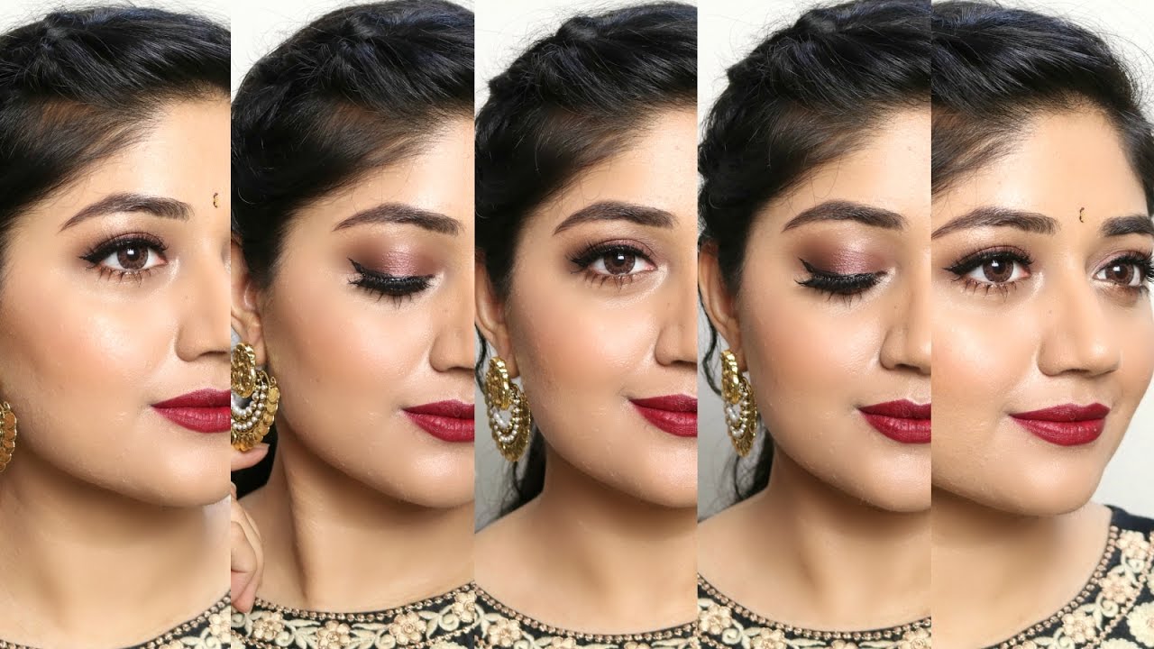 Indian Wedding Makeup Look With Clinique Corallista YouTube