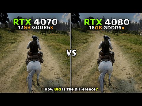 RTX 4070 vs RTX 4080 - Test In 4K🔥 | How Big Is The Diffference? | 8 Games Tested