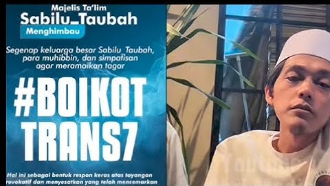 SIKAP TEGAS!!! Gus Iqdam kepada Trans7 Menghina Kyai Lirboyo dan Pesantren