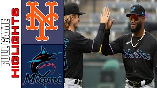 New York Mets vs Miami Marlins FULL GAME HIGHTLIGHT | MLB Spring Training Mar 17 2024