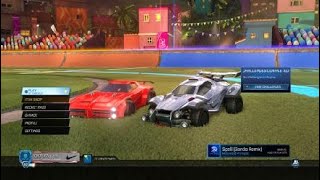 Rocket League challenge no jump with my brother