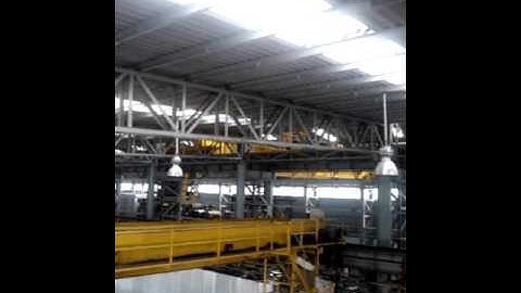 Overhead crane load testing-Steel coil plant overhead crane load testing