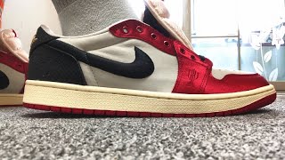 2024 Trophy Room x Air Jordan 1 Low OG Away HD On Feet